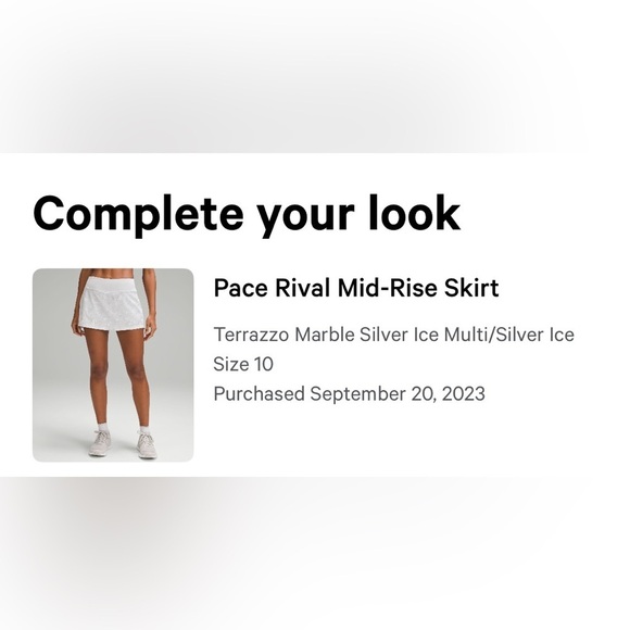 Lululemon Pace Rival Mid-Rise Tennis Skirt - Picture 2 of 13